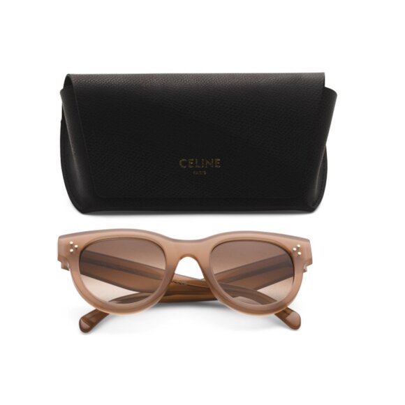CELINE Light Brown 48mm Round Sunglasses - Picture 1 of 2